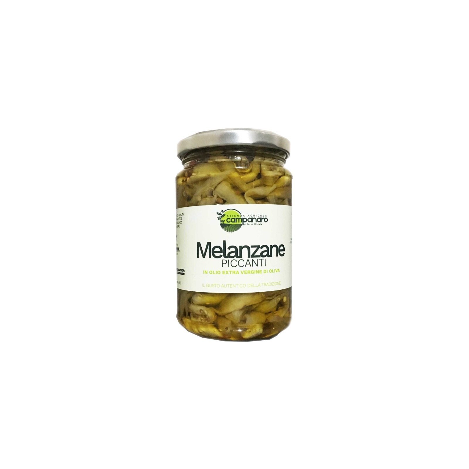 Melanzane piccanti in Olio Extra Vergine d'Oliva
